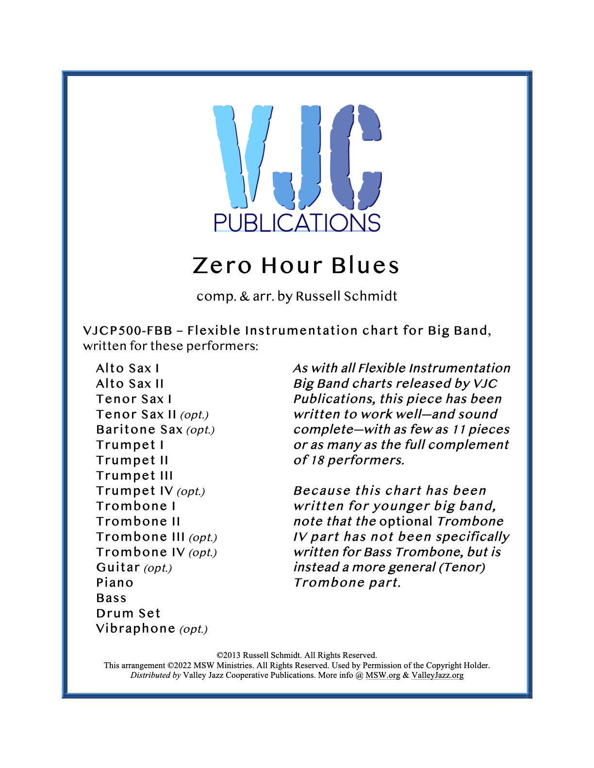 Zero Hour Blues