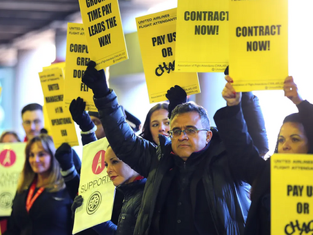 United Airlines flight attendants reject contract with immediate raises of at least 26%