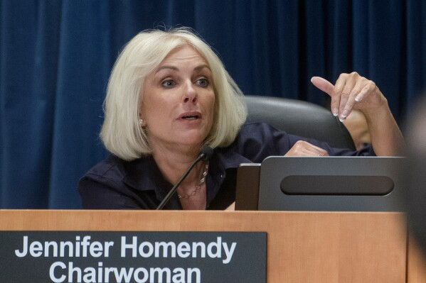 NTSB chair Jennifer Homendy at the hearing on Friday 