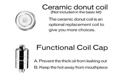 Yocan Evolve Plus Ceramic Donut Replacement Coil Pack - 5ct – view 2