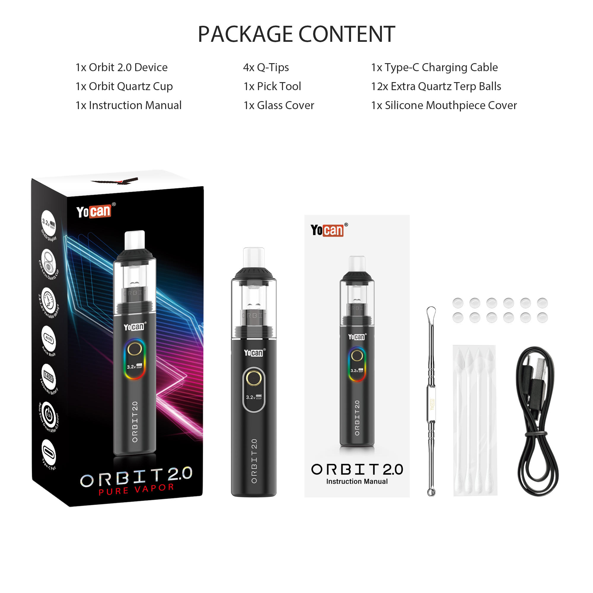 Yocan Orbit 2.0 Vaporizer Pen – view 4