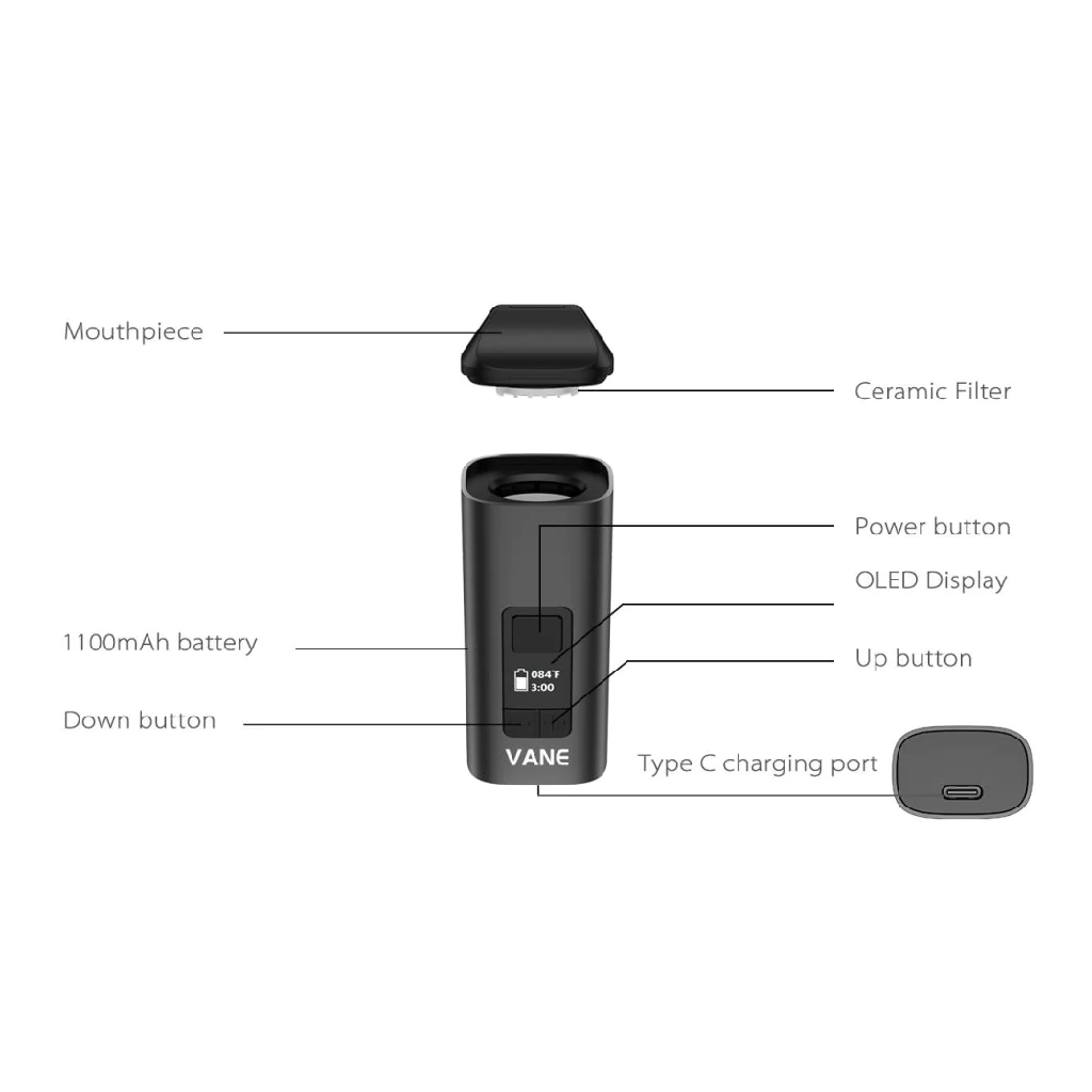 Yocan Vane Vaporizer – view 2