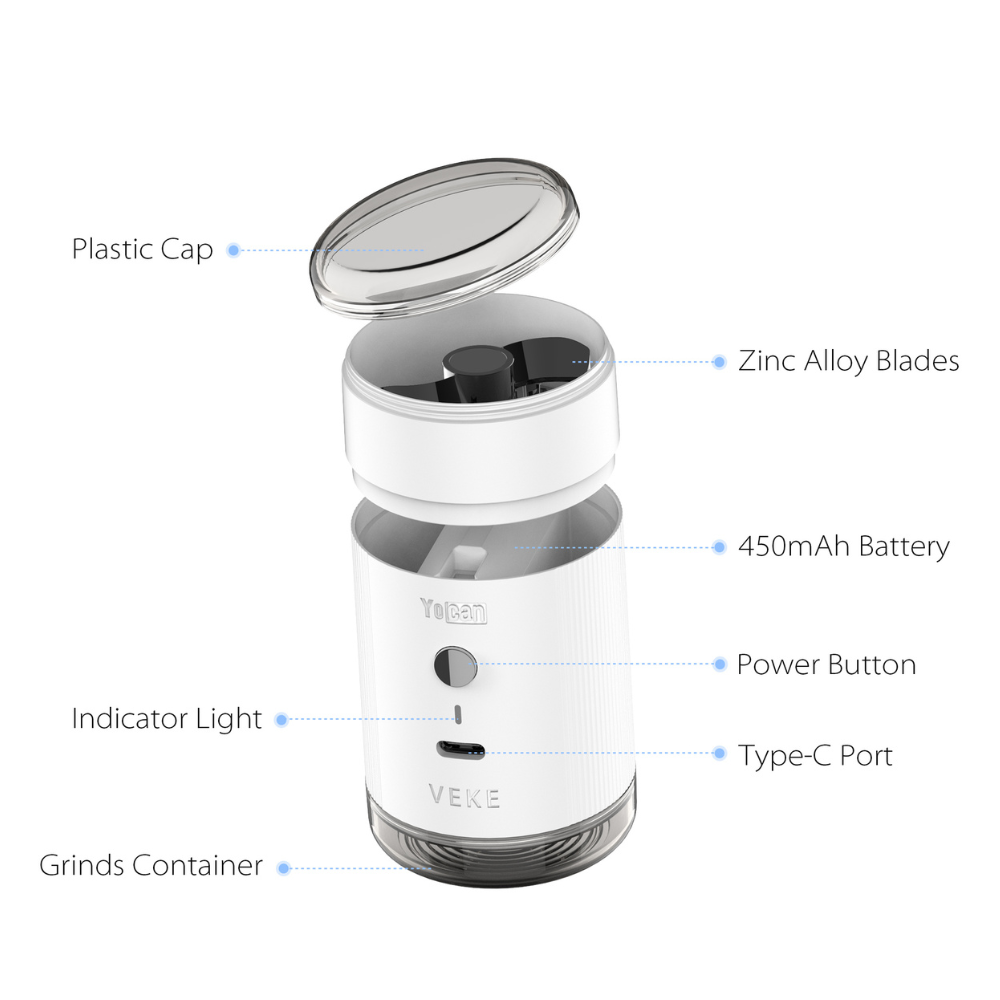 Yocan Veke Electric Herb Grinder – view 2