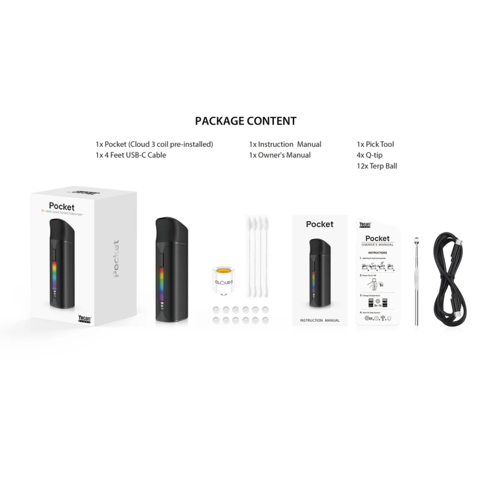 Yocan Black Pocket Concentrate Vaporizer – view 3