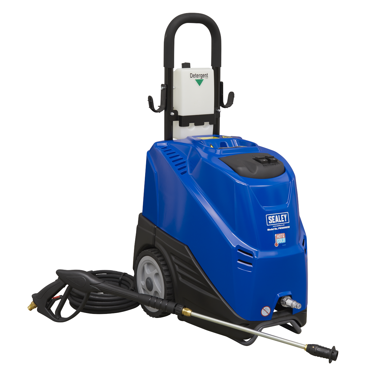Hot/Cold Water Pressure Washer 135bar 2300W/230V PW2000HW