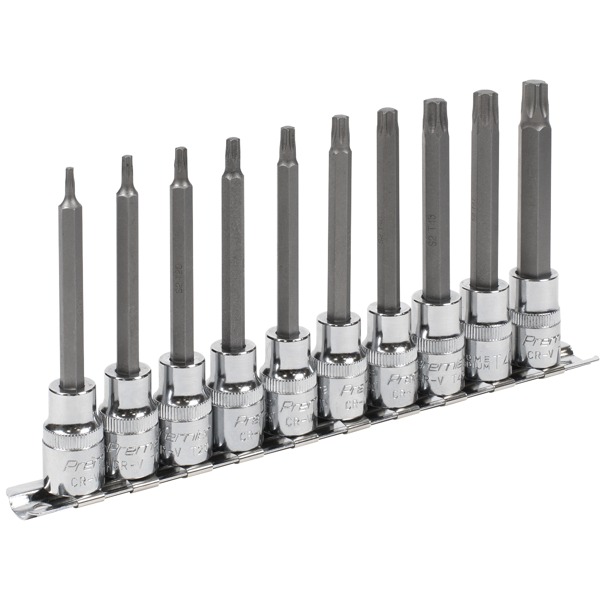 Premier TRX-Star* Socket Bit Set 3/8"Sq Drive 95mm 10pc AK6236