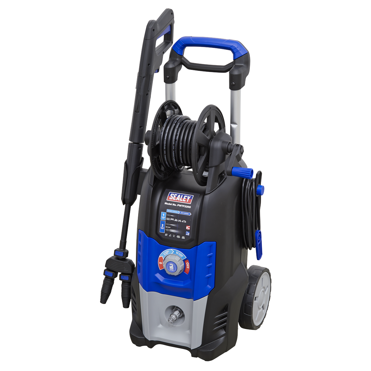 Twin Pump Pressure Washer with TSS & Rotablast® Nozzle 150bar 2500W/230V PWTF220