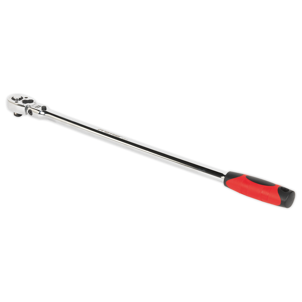 Sealey Premier Extra-Long Flexi-Head Ratchet Wrench 1/2"Sq Drive 600mm AK6698