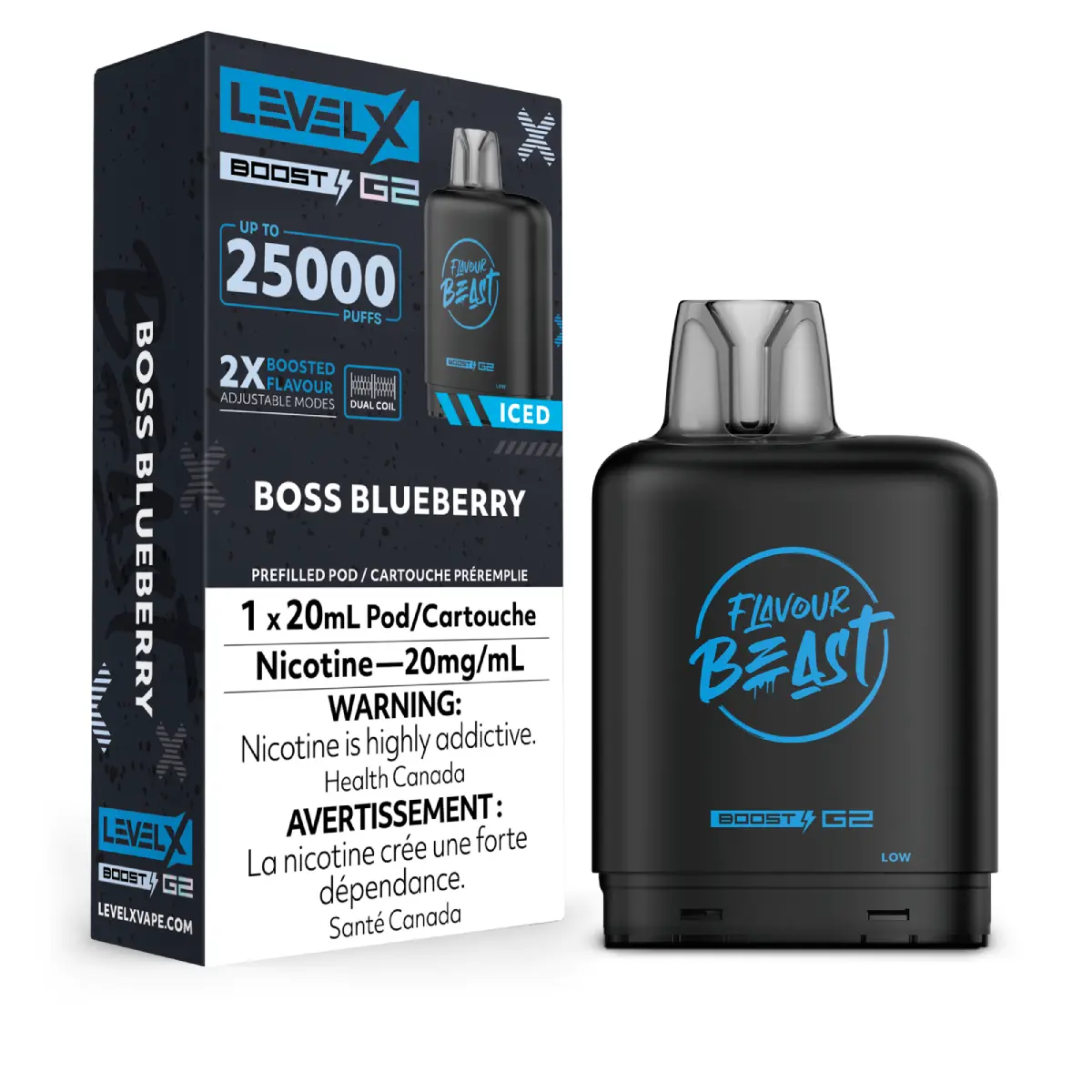 Level X Boost Boss Blueberry Iced