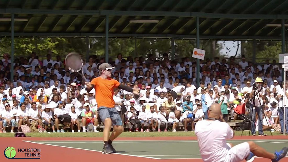 Kids Day tennis event Houston