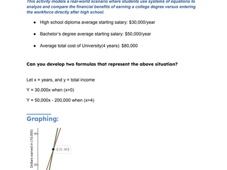 Empowering Decisions Through Math: Exploring Education and Career Choices