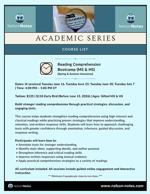 Nelson Notes Summer Intensive Reading Comprehension (Jun - Jul 2026).png