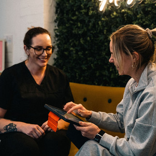 Cheek filler consultation