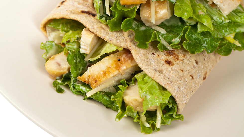 Chicken caesar wrap