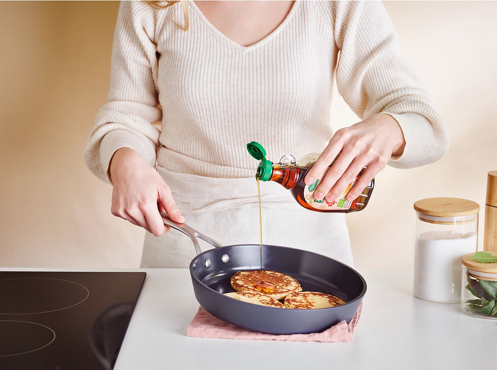 Brabantia Bratpfanne 28cm aus Aluminium mit PFAS-freier Keramikbeschichtung - dunkelblau im Home & Kitchen Online-Shop