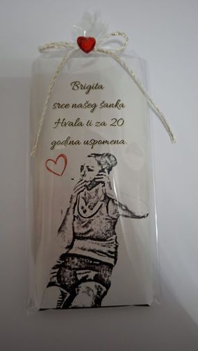 Personalizirana čokolada, čokolada za najbolju konobaricu, rastanak sa kolegom, promjena posla