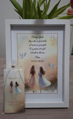 Personalizirani okvir, poklon za kumu, zahvalnica za kumu, zahvalnica za kumu na krizmi, zahvalnica za kumu na svetoj potvrdi, poklon za kumu na krizmi, poklon za kumu na svetoj potvrdi