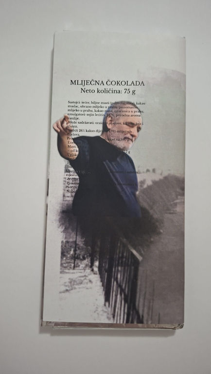 Personalizirana čokolada Đorđe Balašević, zahvalnica za vjenčanje, zahvalnica za krizmu, zahvalnica za prvu pričest, zahvalnica za krštenje, poslovni poklon, rođendan, čokolada za svetog Nikolu, čokolada za igraonicu, personalizirana čokolada