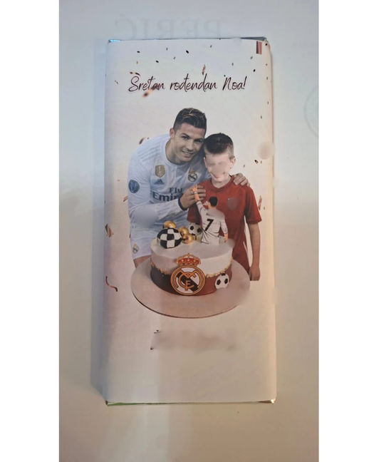 zahvalnica za vjenčanje, zahvalnica za krizmu, zahvalnica za prvu pričest, zahvalnica za krštenje, poslovni poklon, rođendan, čokolada za svetog Nikolu, čokolada za igraonicu, personalizirana čokolada, čokolada Stich, poklon za rođendan, rođendanski poklon, poklon za djecu, čokolada za nogomet, nogometna čokolada, nogomet