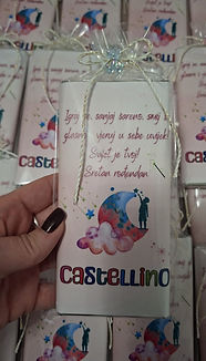 Čokolada sa logom za igraonice - Castellino