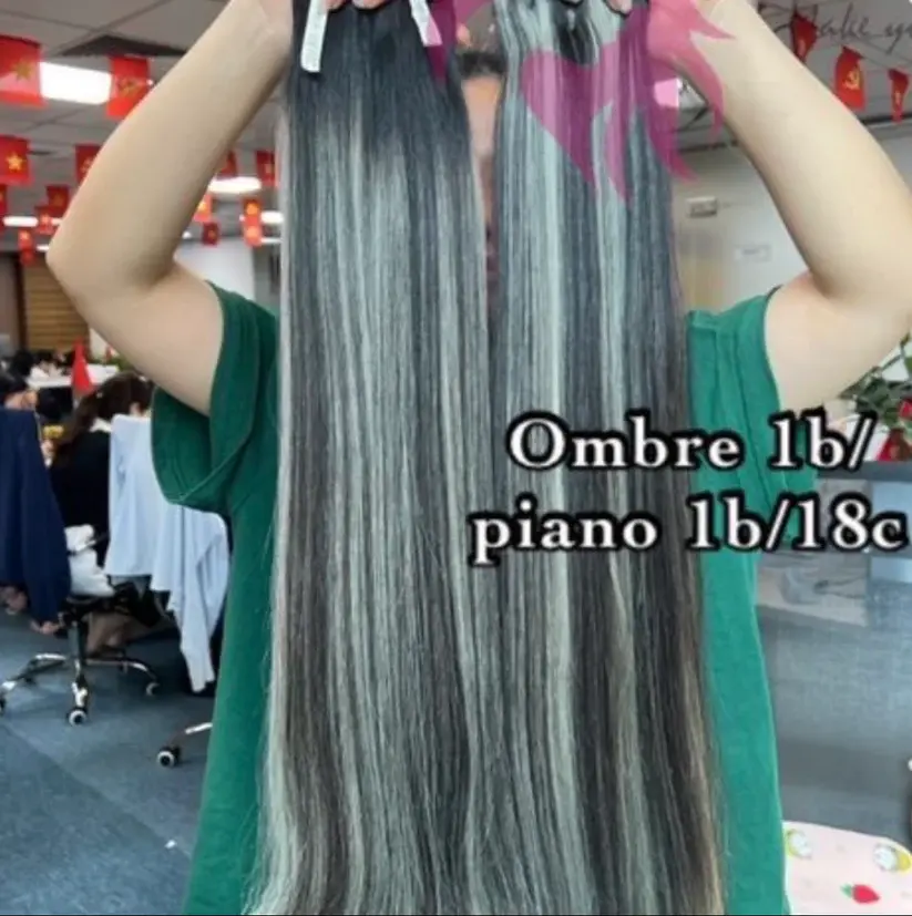 Noir Blonde Weft
