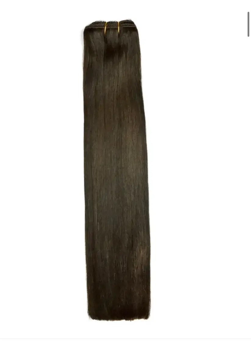 Dark Brown Weft