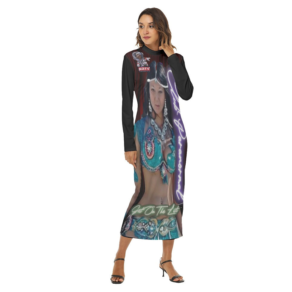 Thumbnail: All-Over Print Women's Hip Dress