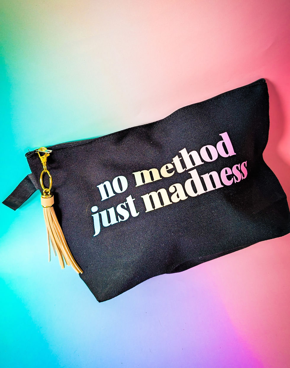 Thumbnail: No method just madness Canvas Zip Pouch
