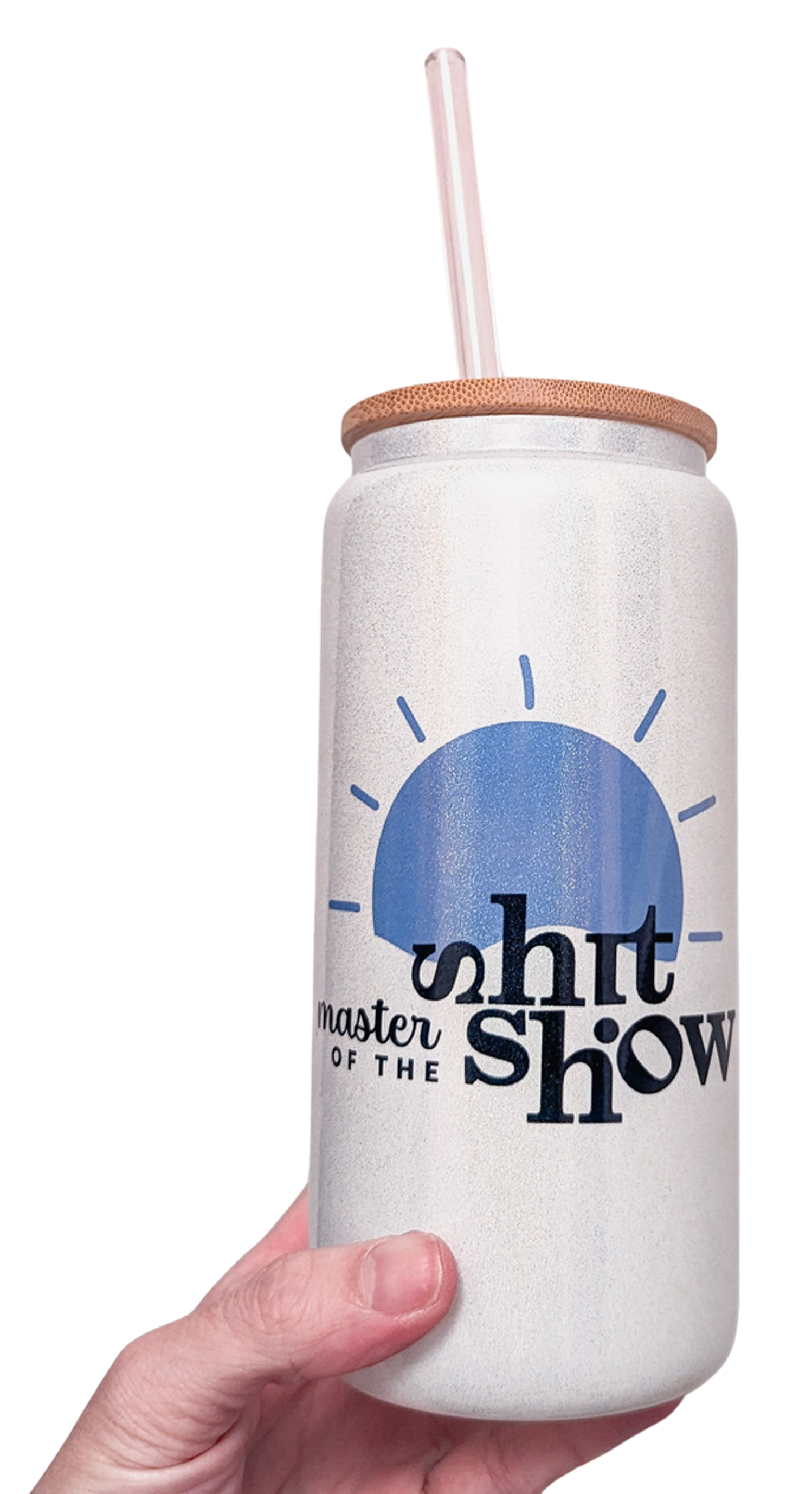 Master of the Shit Show 20-oz. Shimmer Glass Tumbler