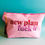 Thumbnail: XL New Plan F-ck It Canvas Zip Pouch