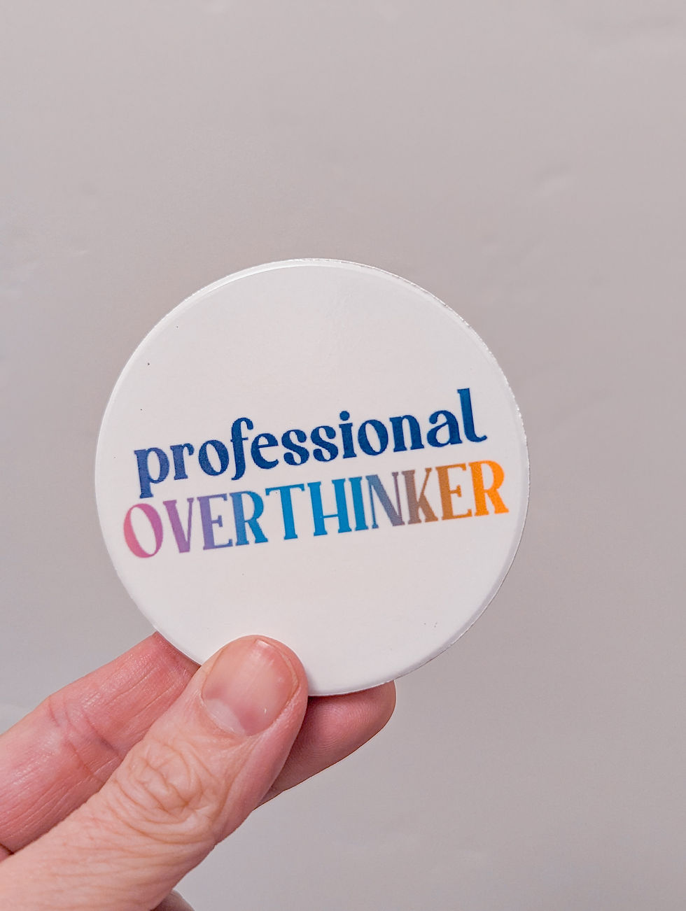 Thumbnail: Professional Overthinker Magnet