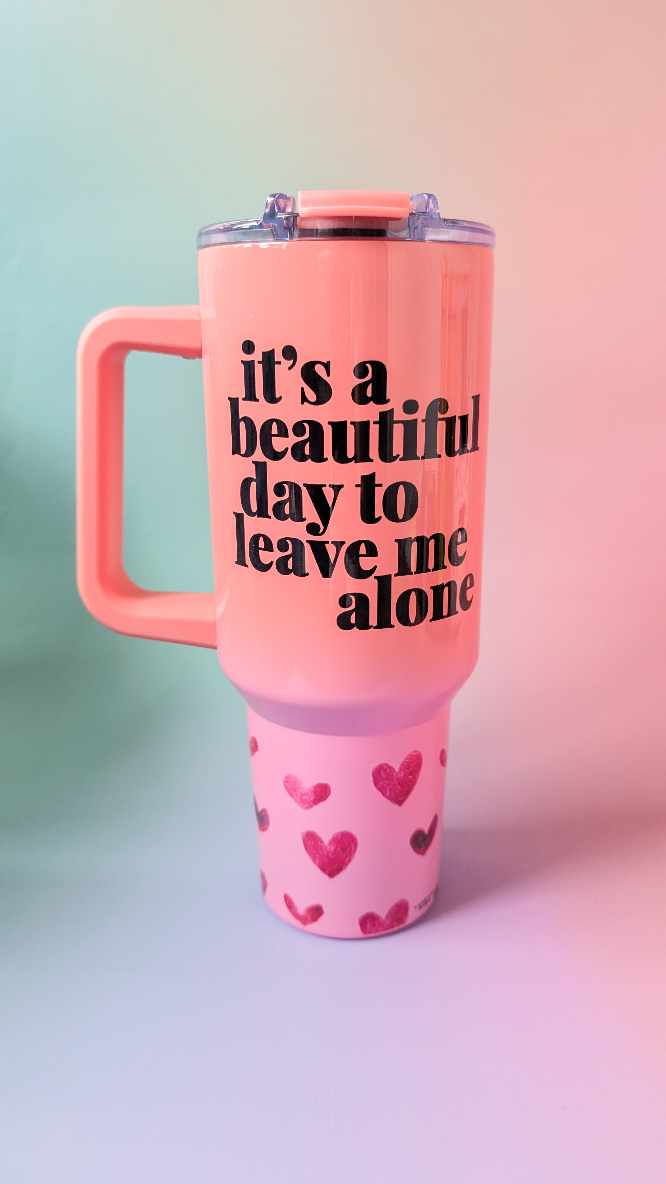 It's a beautiful day to leave me alone 40-oz. tumbler