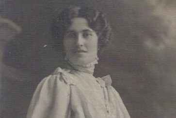 Historical photo of **Esther**, key figures in the founder's family lineage and entrepreneurial heritage
