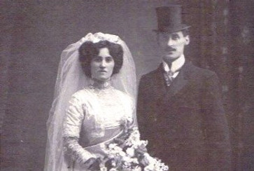 ben and esther 1910 wedding day