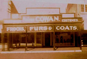 Esther Cohen's first dress boutique in Wellington NZ