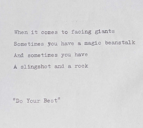 Do Your Best