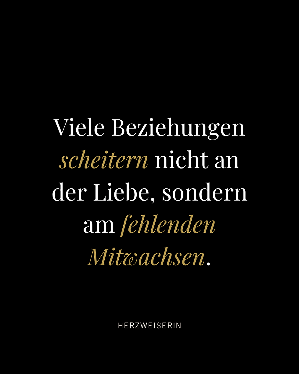 Warum Liebe allein nicht reicht und wie Paare lernen können, miteinander zu wachsen