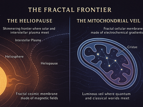 THE FRACTAL FRONTIER:The Heliopause and the Mitochondrial Veil