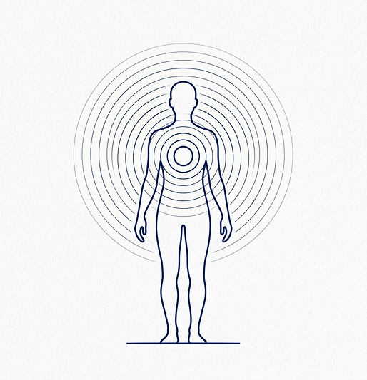 Firefly_Gemini Flash_“Minimalist line‑art silhouette of a human figure with a stable inner
