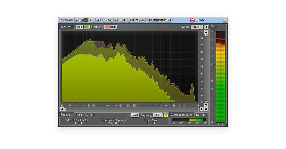 voxengo span spectrum analyzer