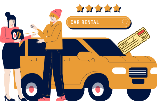 Car Rental and Ticket Booking banner