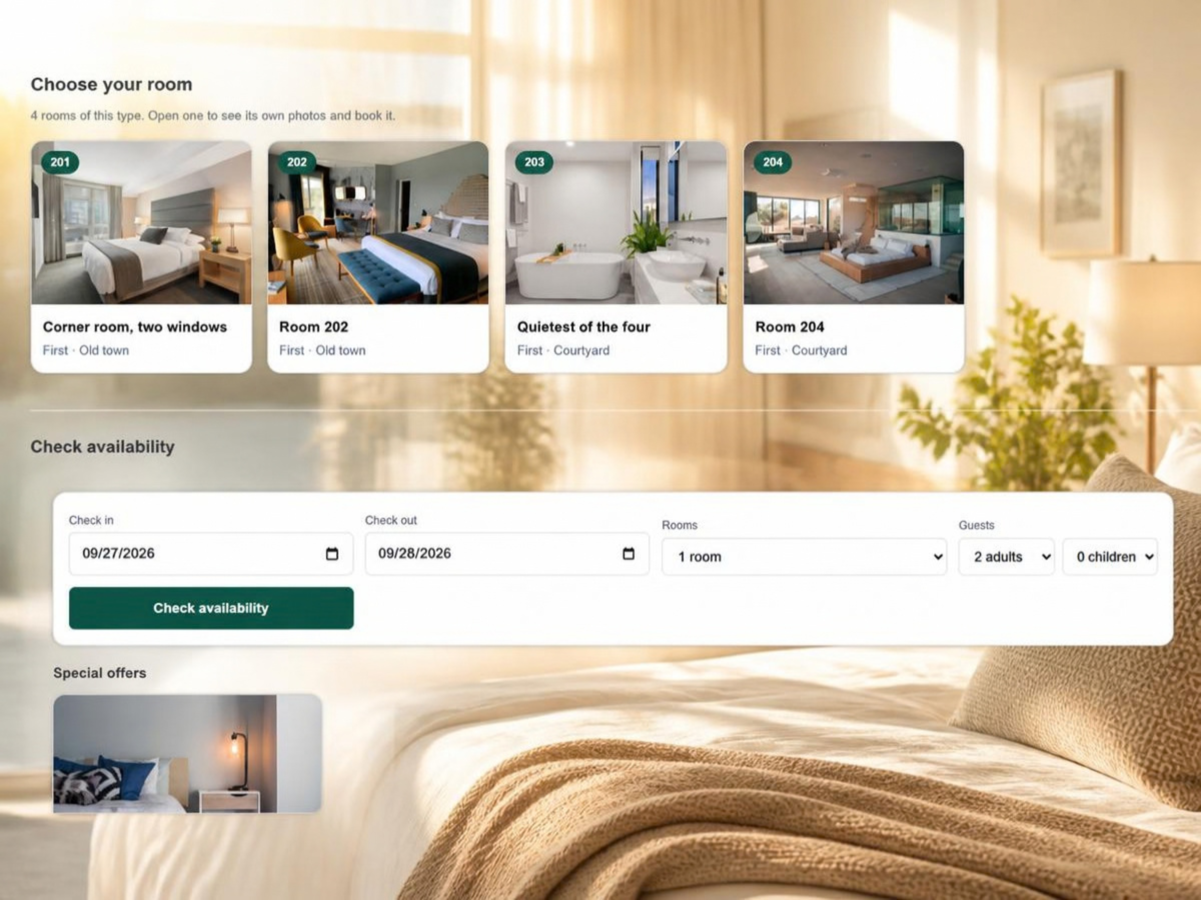 Advanced Hotel Booking screenshot 2
