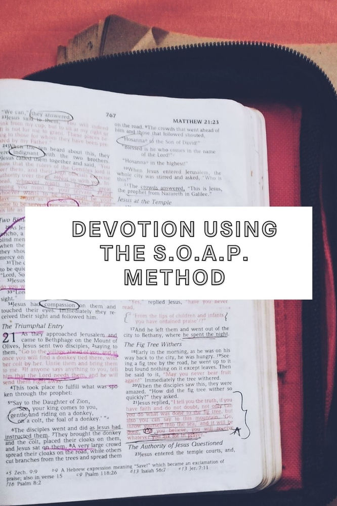 How to Do Devotion (SOAP Method) Paano MagDevotion