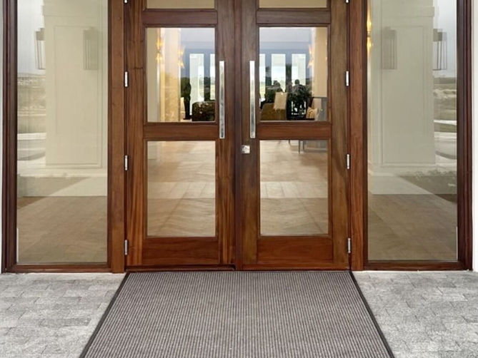 Solid Hardwood Front Door