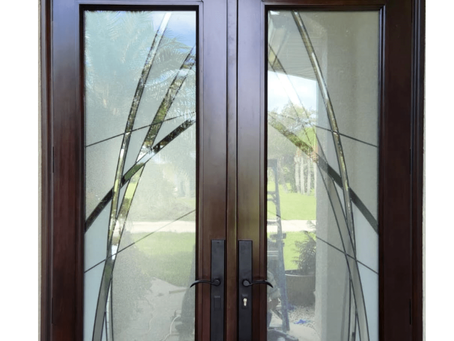 Customized French Wood Door