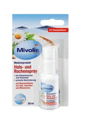 Mivolis hals und rachenspray спрей для горла при ангіні