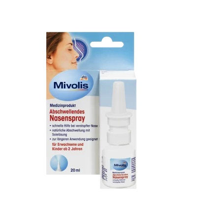 Mivolis abschwellendes nasenspray назальний спрей від закладеності носа
