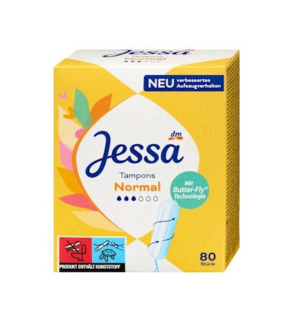 Jessa tampons normal 80 st гігієнічні жіночі тампони 3 краплі 80 шт.