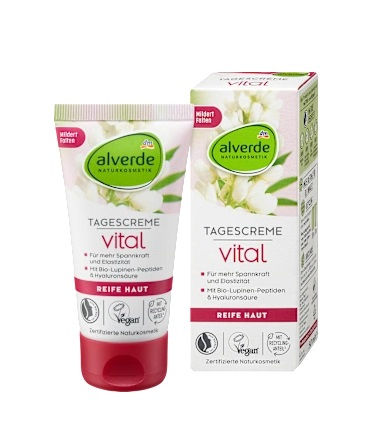 Alverde vital tagescreme органічний денний крем для зрілої шкіри 45-60 років
