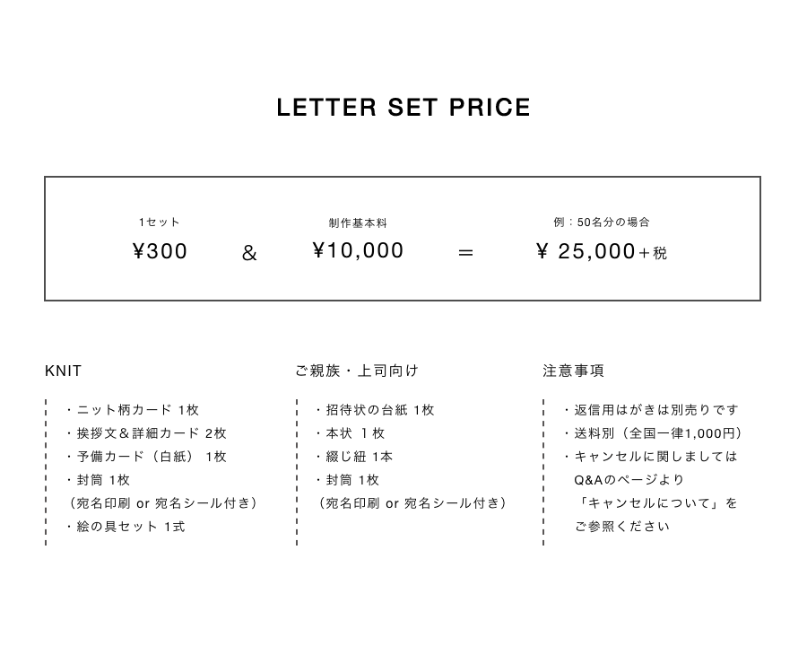 Knit Letter Product No 002